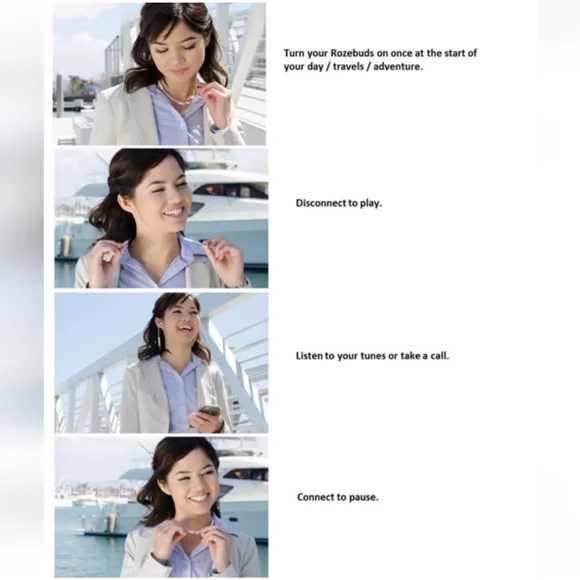 Rozebuds - Bluetooth Necklace Earbuds - Picture 5 of 5